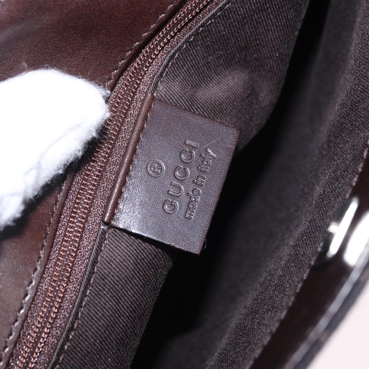 GUCCI GG Canvas Tote Bag Black 73983 Auth BA14459A