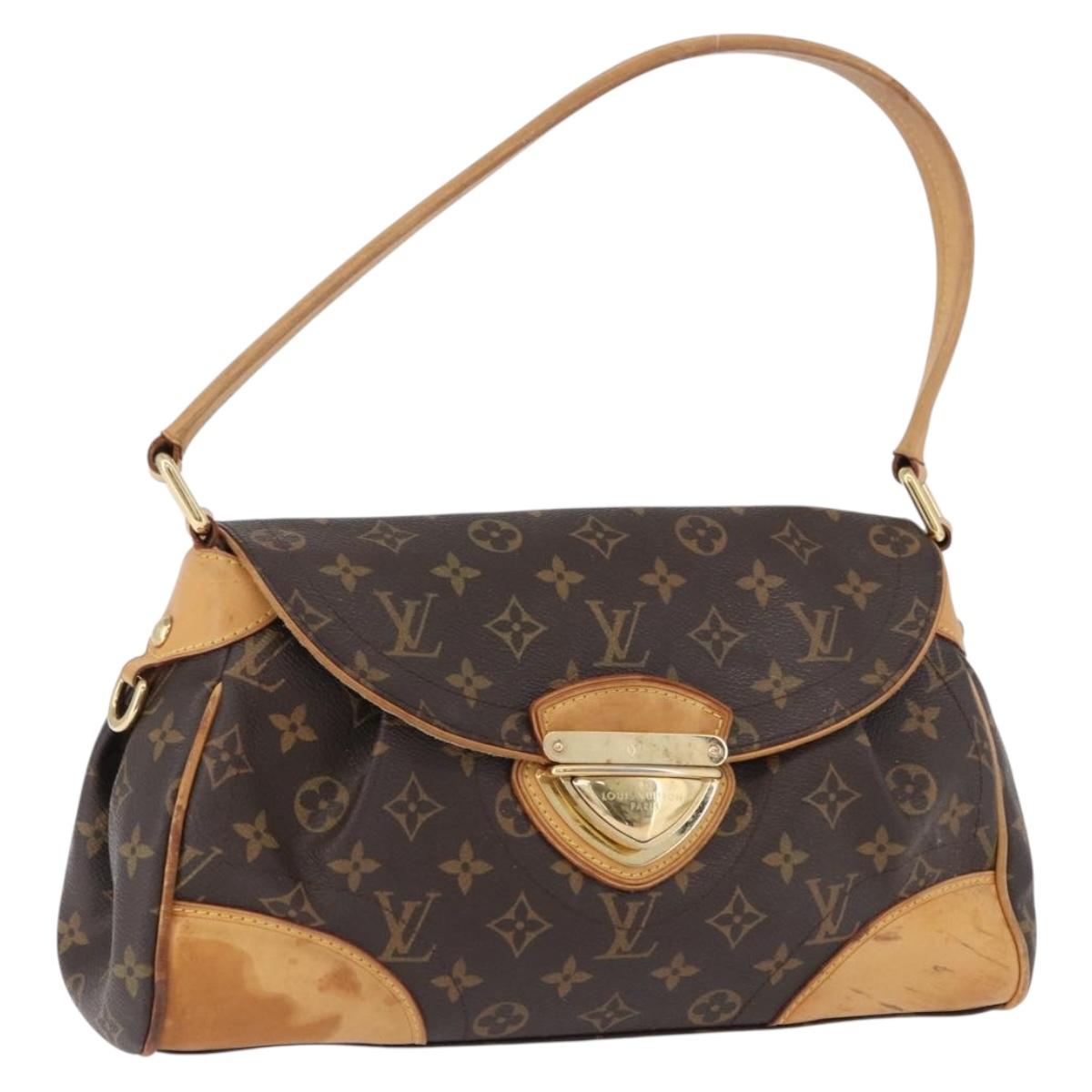 LOUIS VUITTON Monogram Beverly MM Shoulder Bag M40121 LV Auth BA14460