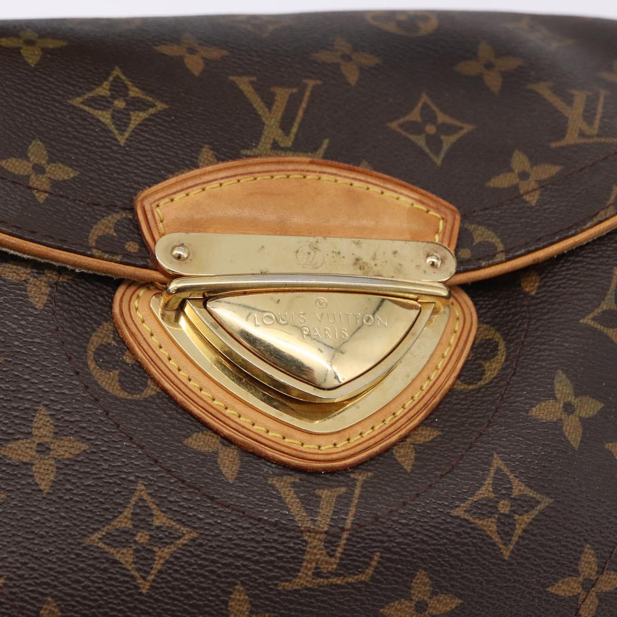 LOUIS VUITTON Monogram Beverly MM Shoulder Bag M40121 LV Auth BA14460