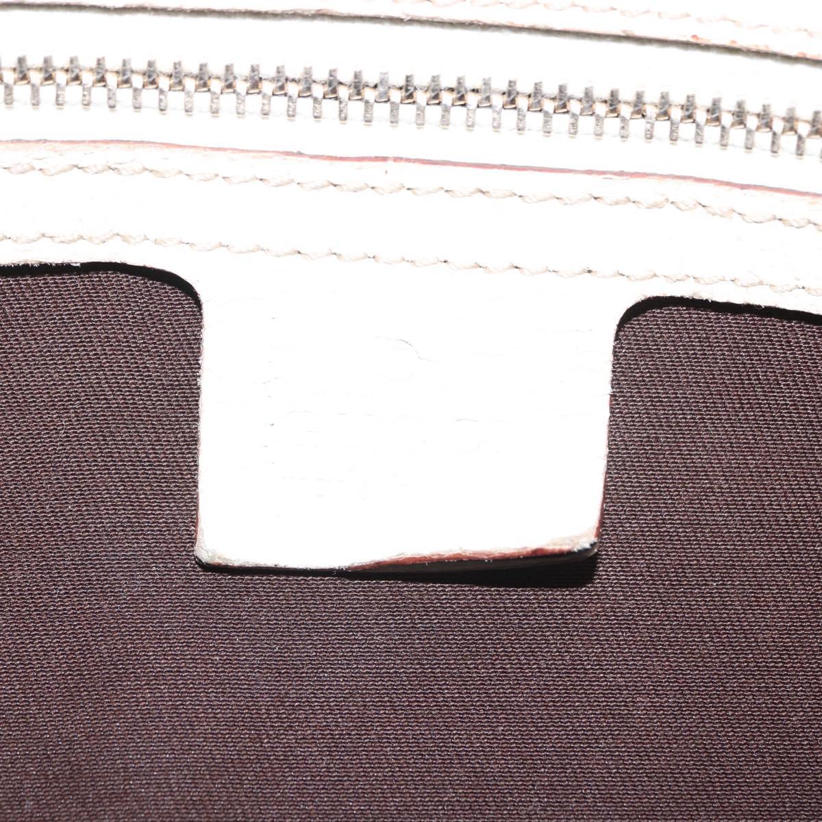 GUCCI GG Canvas Shoulder Bag Beige Gold 154982 Auth BA14464