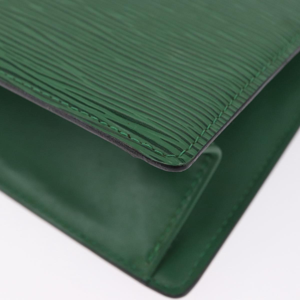 LOUIS VUITTON Epi Trousse Crete Pouch Green M48404 LV Auth BA14465