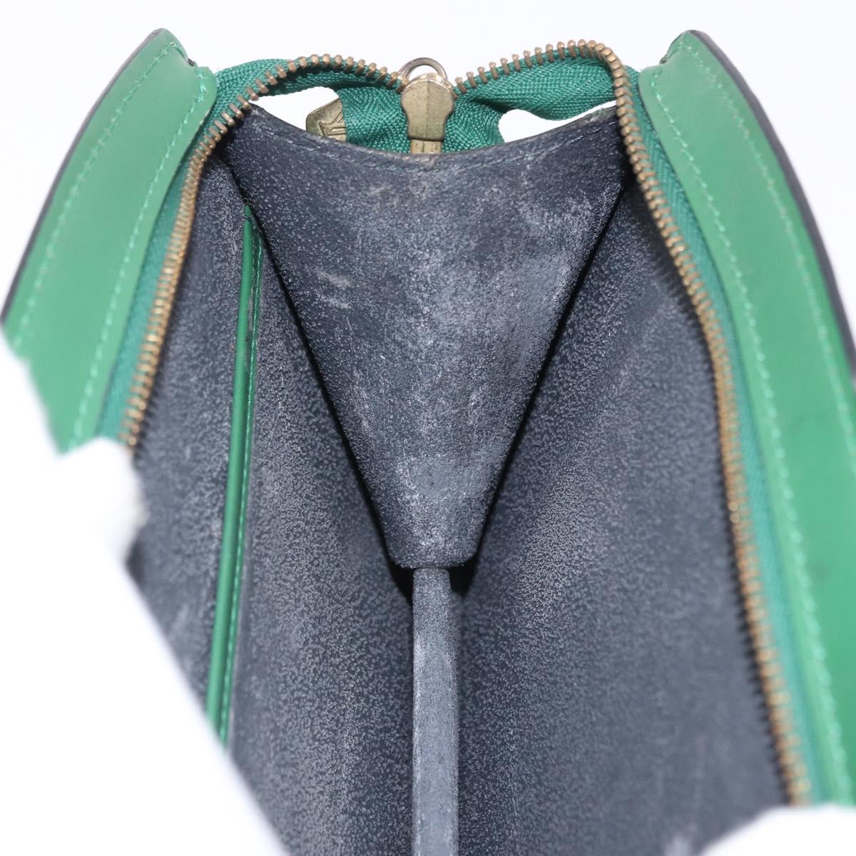 LOUIS VUITTON Epi Trousse Crete Pouch Green M48404 LV Auth BA14465