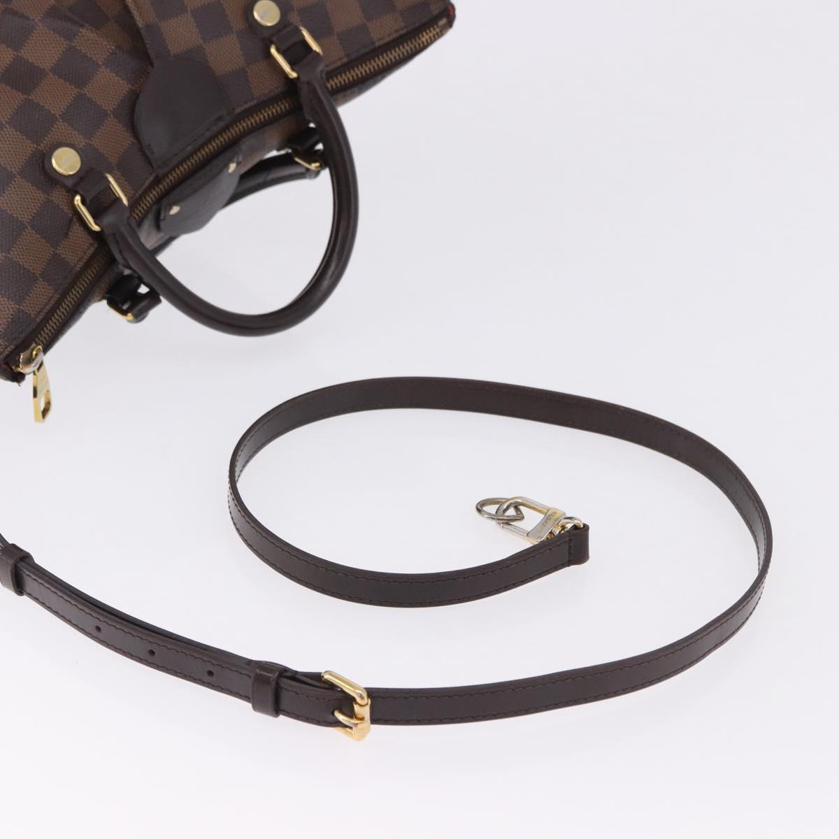 LOUIS VUITTON Damier Ebene Sienna PM Shoulder Bag N41545 LV Auth BA14466
