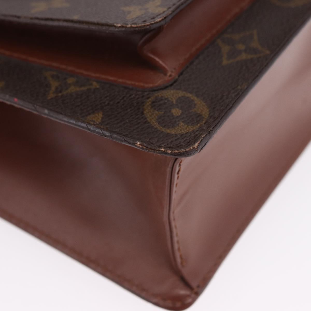 LOUIS VUITTON Monogram Monceau 28 Hand Bag M51185 LV Auth BA14467
