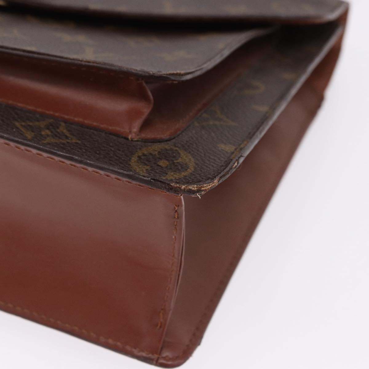 LOUIS VUITTON Monogram Monceau 28 Hand Bag M51185 LV Auth BA14467