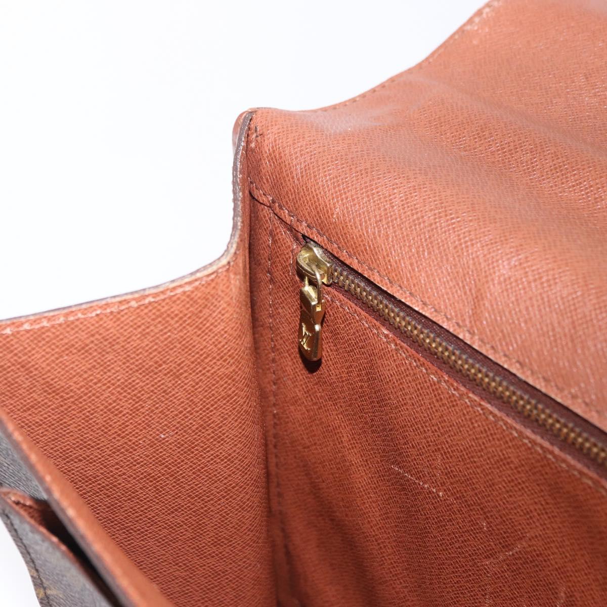 LOUIS VUITTON Monogram Monceau 28 Hand Bag M51185 LV Auth BA14467