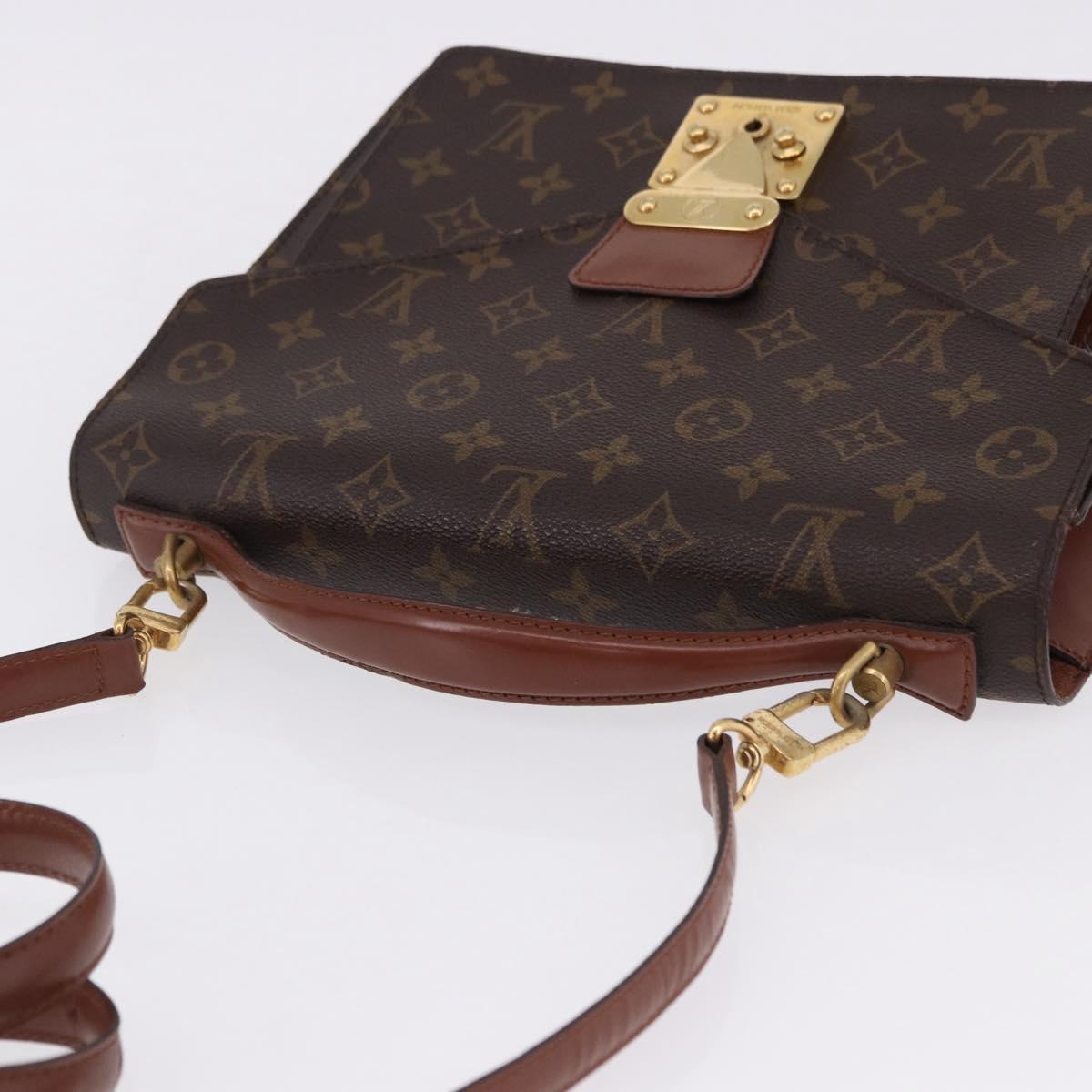LOUIS VUITTON Monogram Monceau 28 Hand Bag M51185 LV Auth BA14467