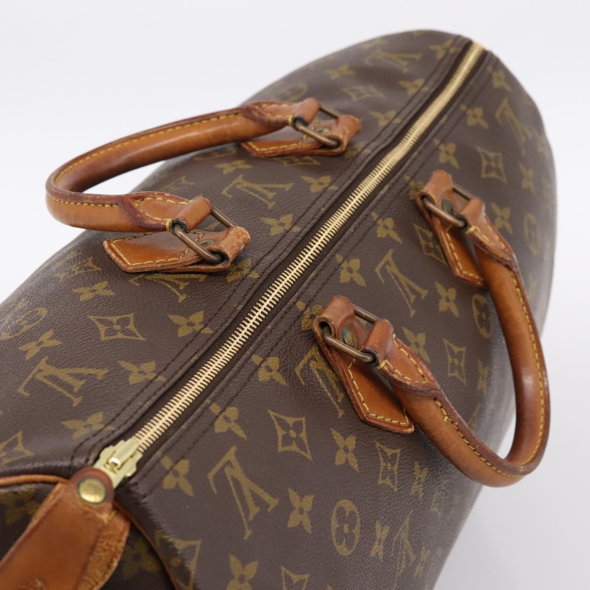 LOUIS VUITTON Monogram Speedy 40 Hand Bag M41522 LV Auth BA14471