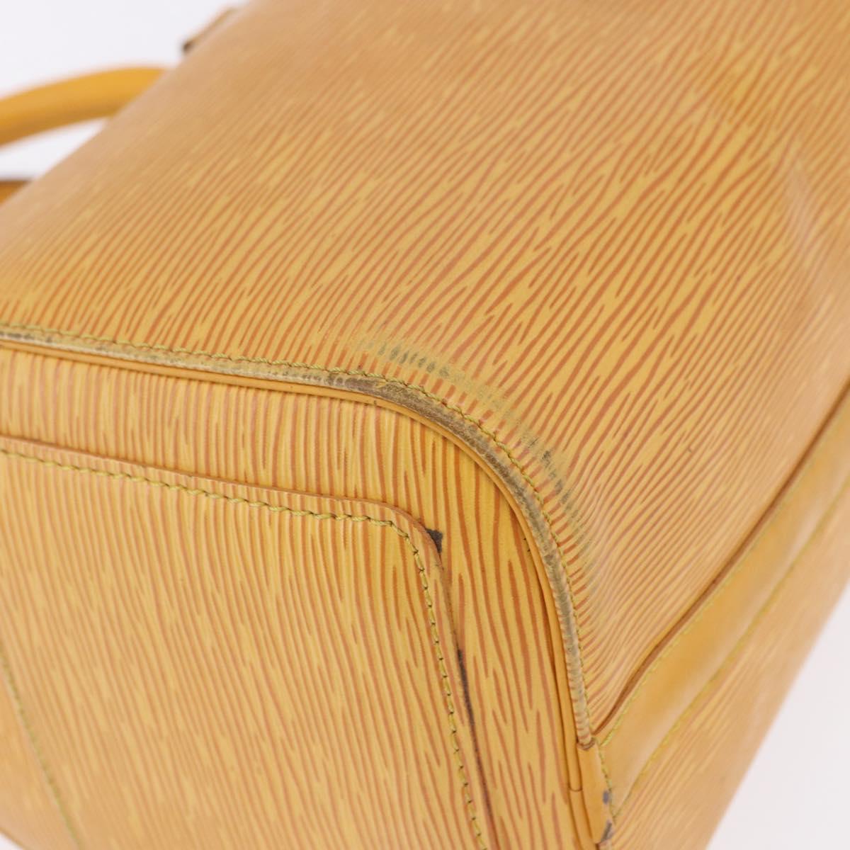 LOUIS VUITTON Epi Speedy 25 Hand Bag Tassili Yellow M43019 LV Auth BA14474