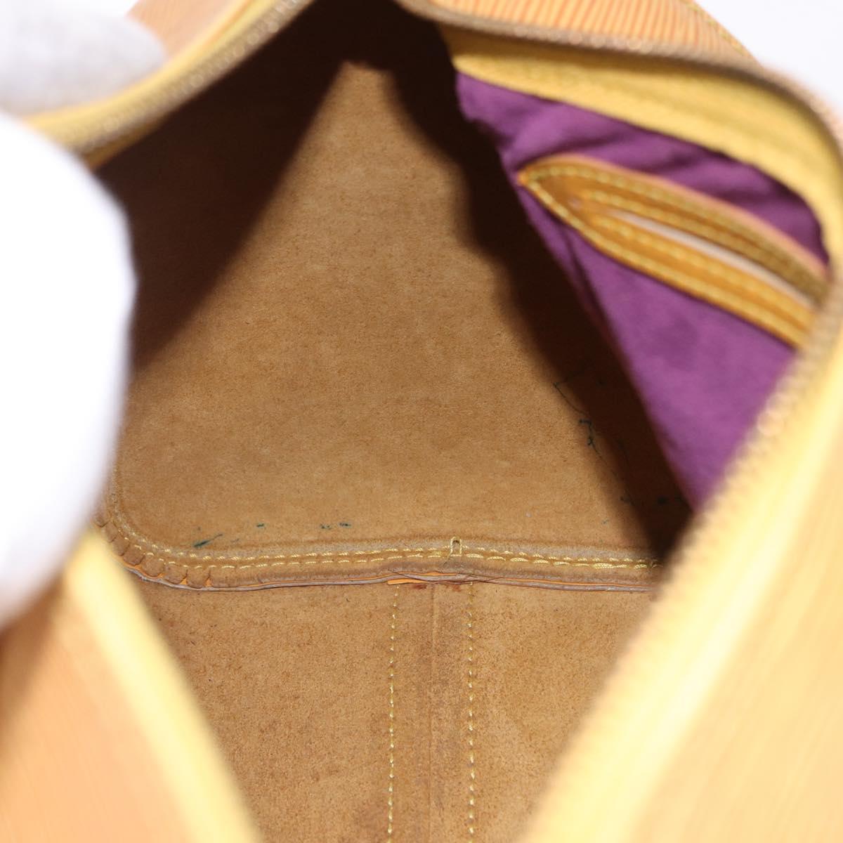 LOUIS VUITTON Epi Speedy 25 Hand Bag Tassili Yellow M43019 LV Auth BA14474