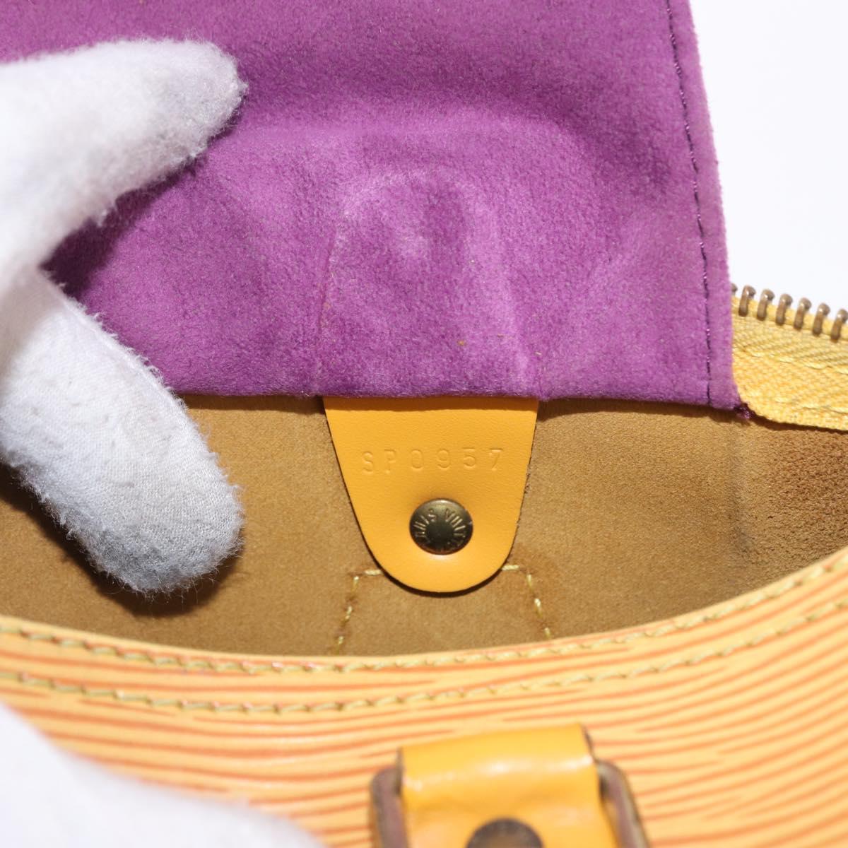 LOUIS VUITTON Epi Speedy 25 Hand Bag Tassili Yellow M43019 LV Auth BA14474
