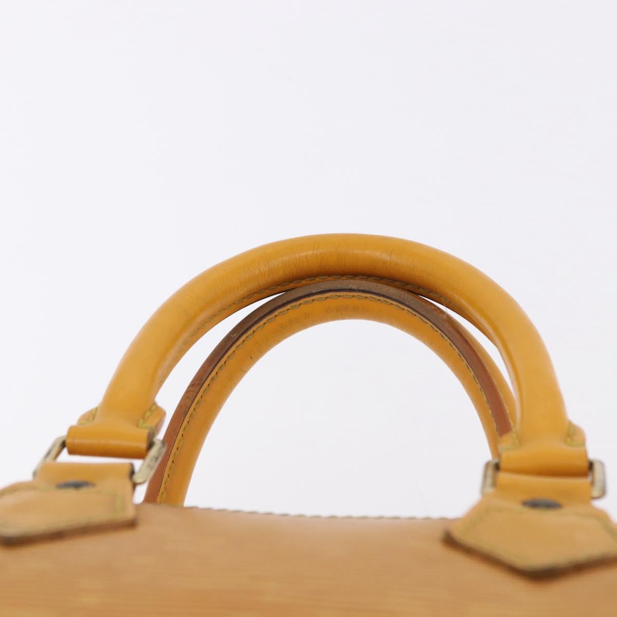 LOUIS VUITTON Epi Speedy 25 Hand Bag Tassili Yellow M43019 LV Auth BA14474
