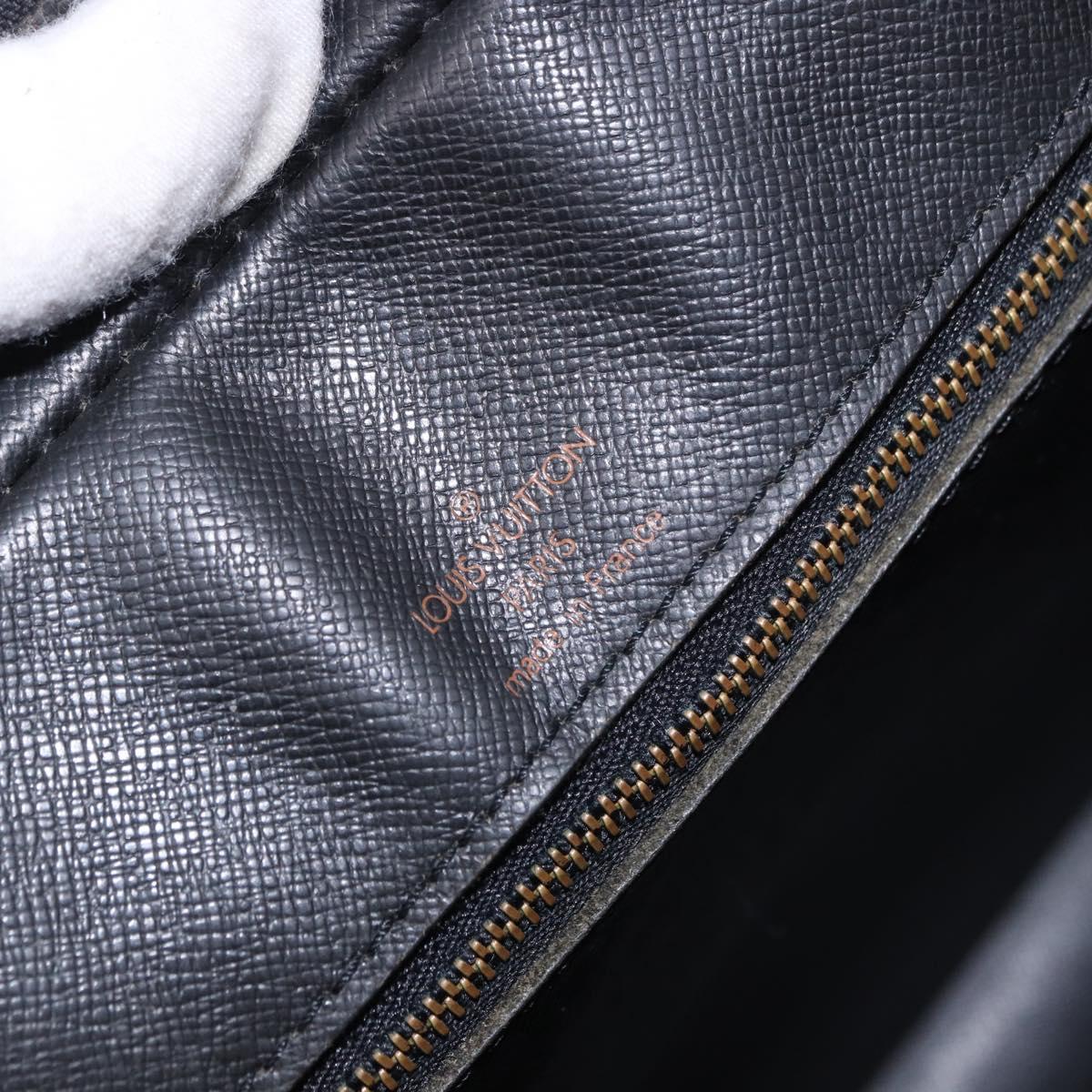 LOUIS VUITTON Epi Porte Documents Voyage Business Bag Black M40321 Auth BA14478