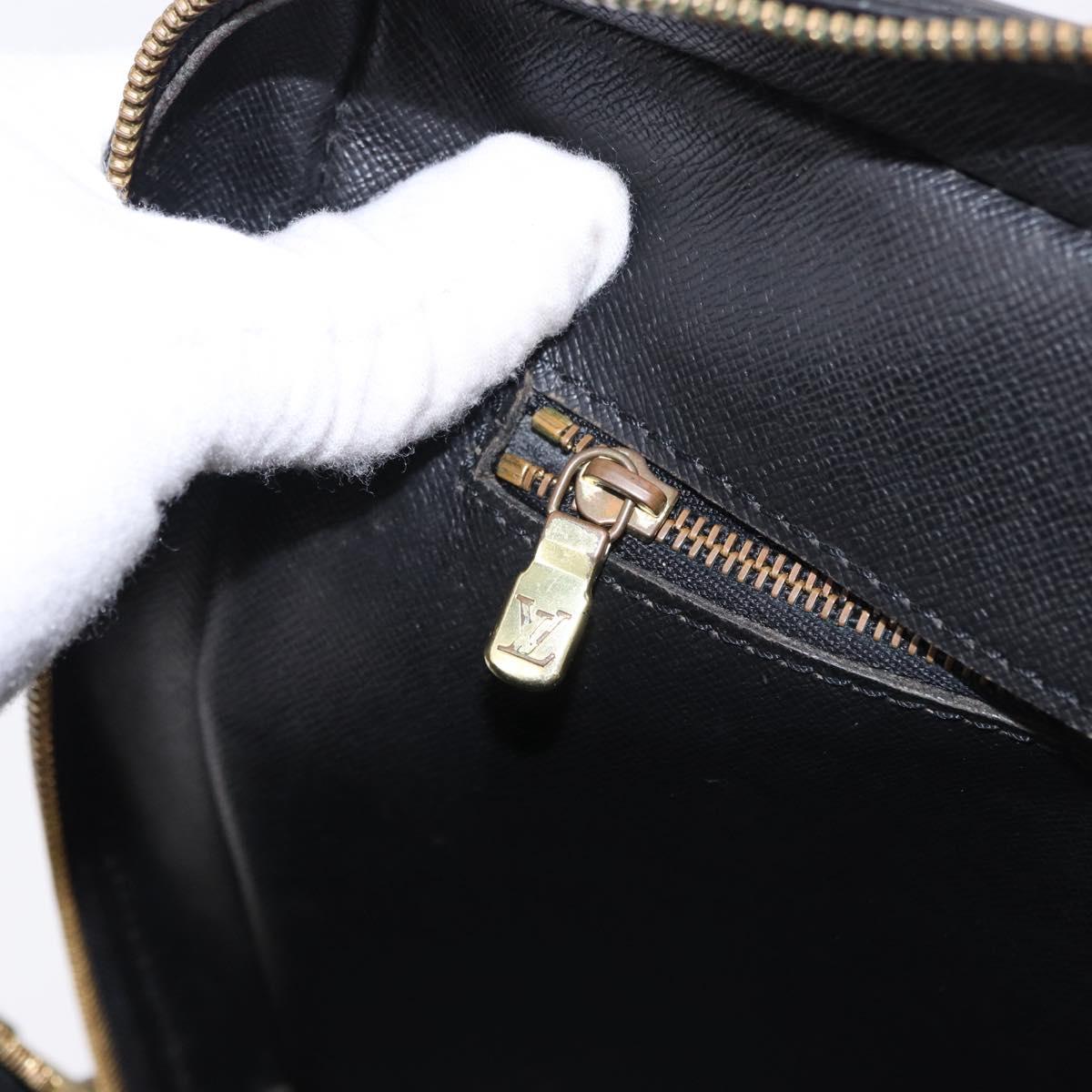 LOUIS VUITTON Epi Porte Documents Voyage Business Bag Black M40321 Auth BA14478