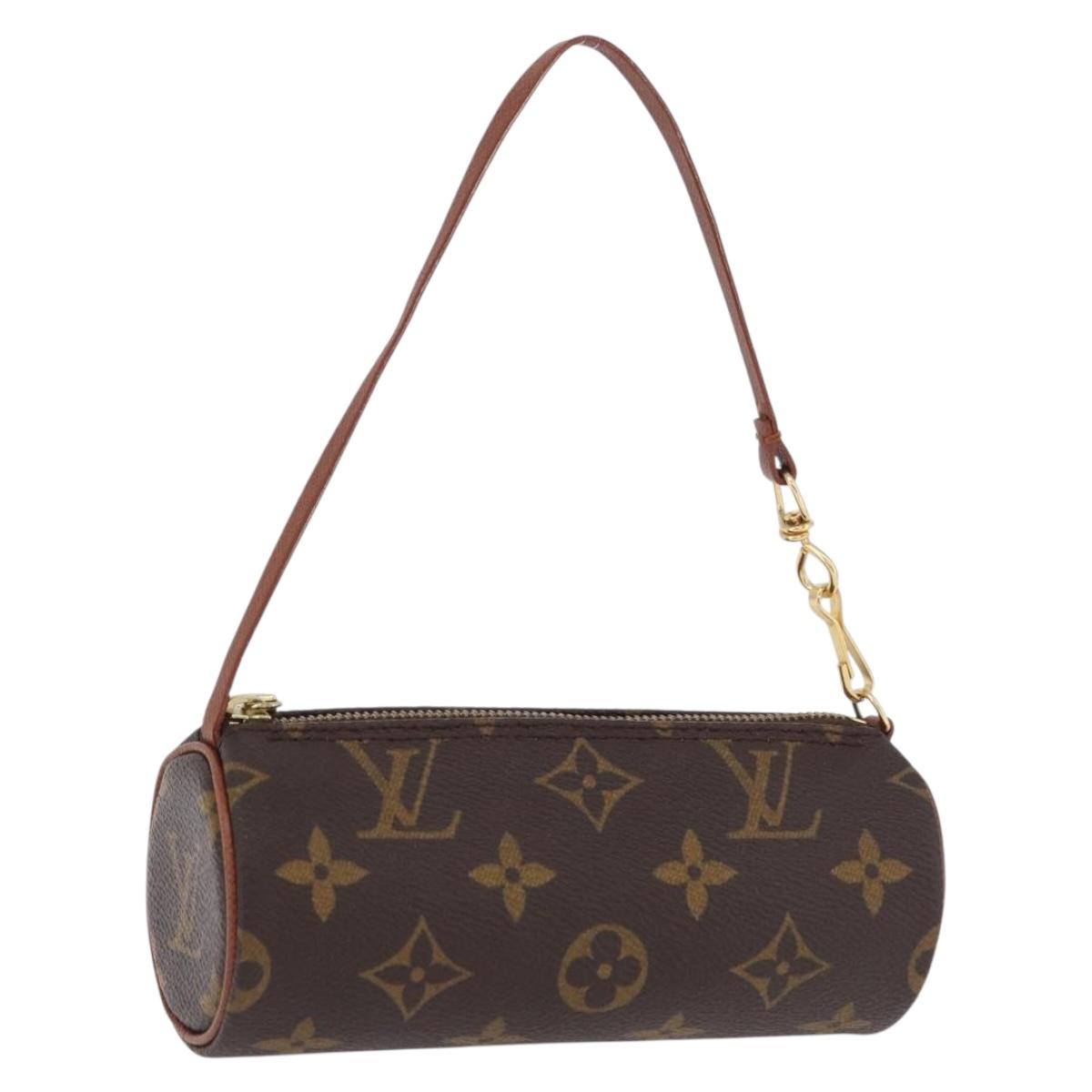 LOUIS VUITTON Monogram Papillon Pouch LV Auth BA14479