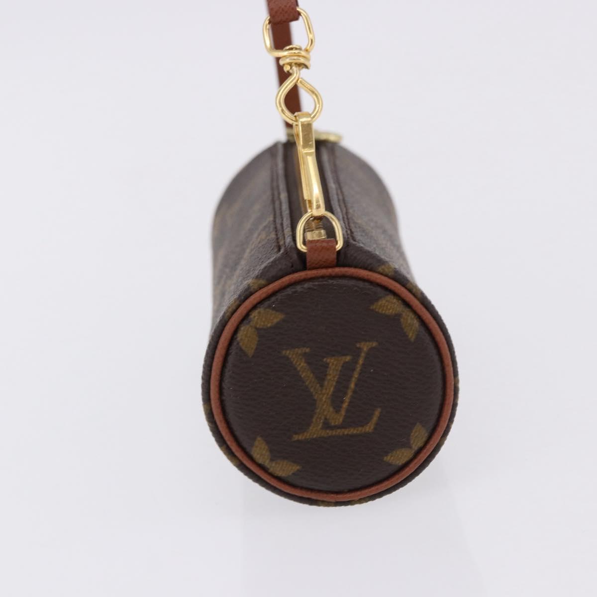 LOUIS VUITTON Monogram Papillon Pouch LV Auth BA14479