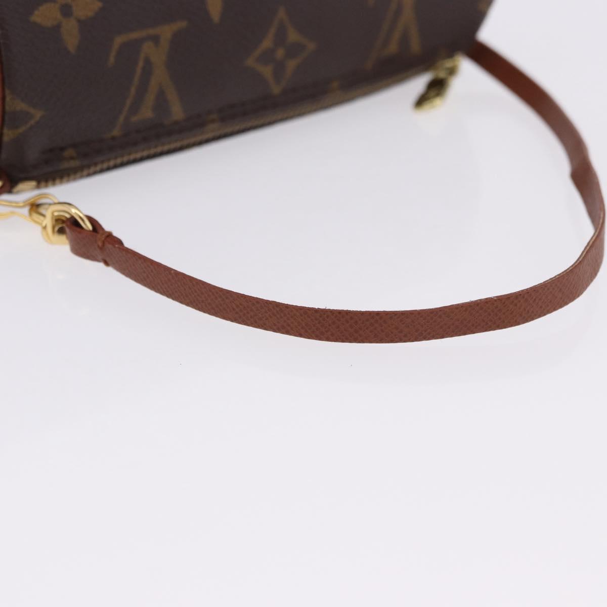 LOUIS VUITTON Monogram Papillon Pouch LV Auth BA14479