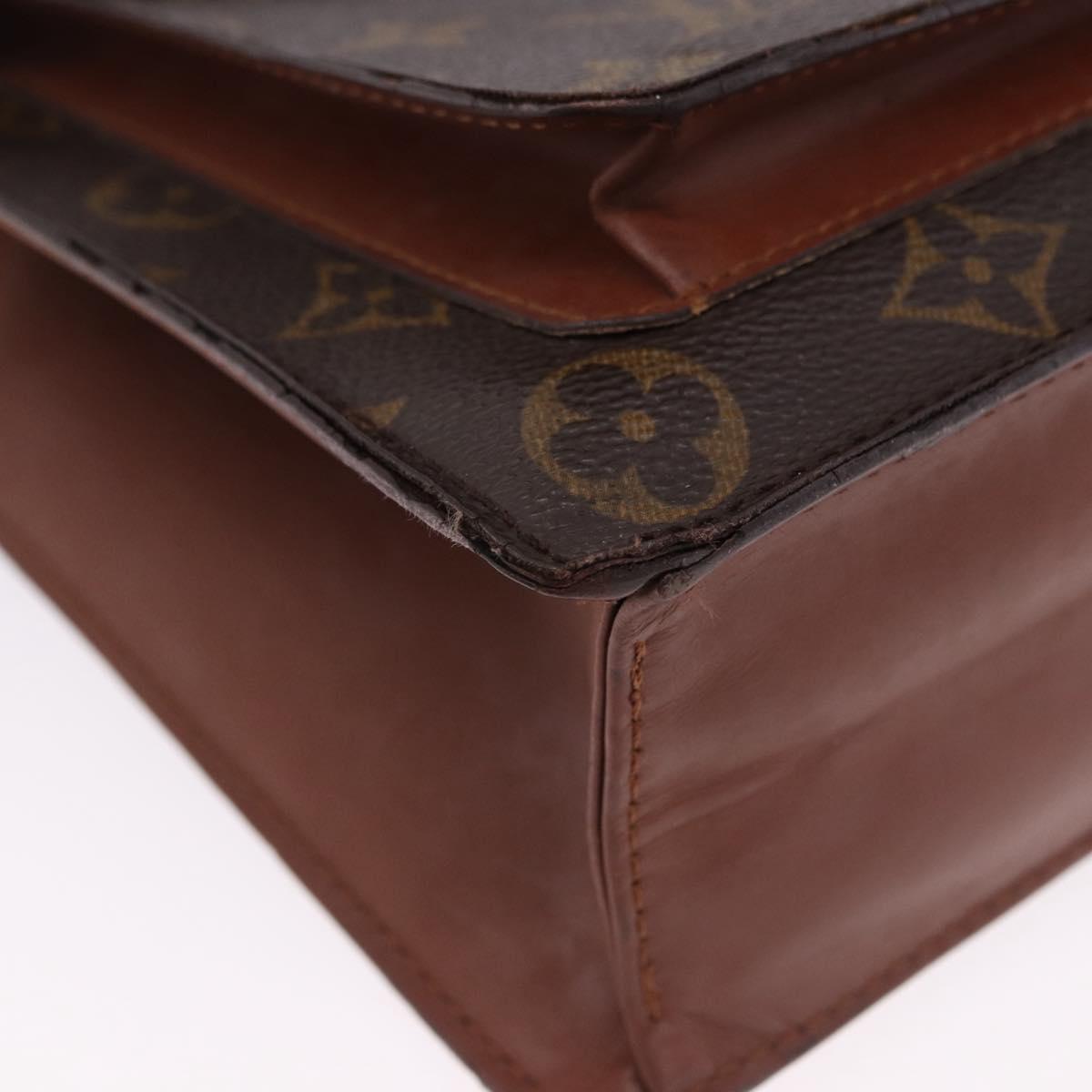 LOUIS VUITTON Monogram Monceau 28 Hand Bag M51185 LV Auth BA14480