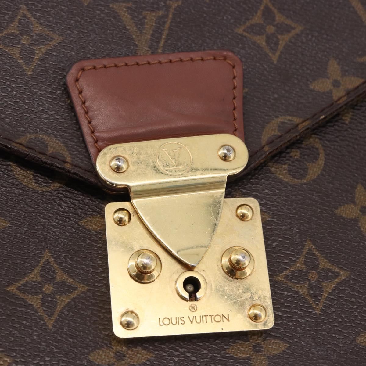 LOUIS VUITTON Monogram Monceau 28 Hand Bag M51185 LV Auth BA14480