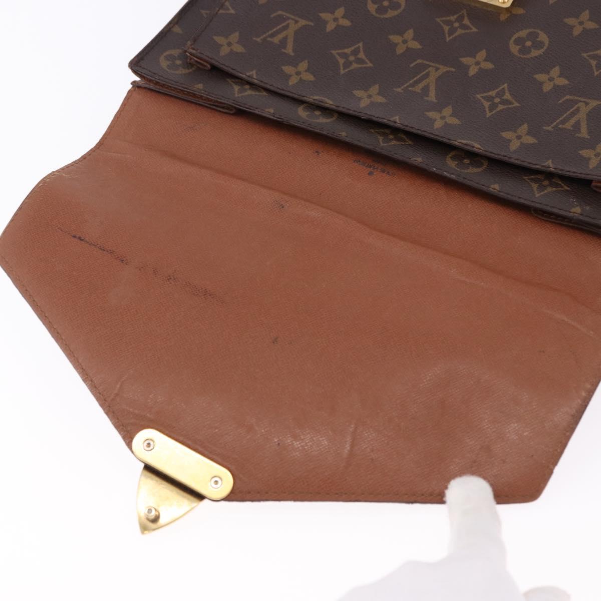 LOUIS VUITTON Monogram Monceau 28 Hand Bag M51185 LV Auth BA14480