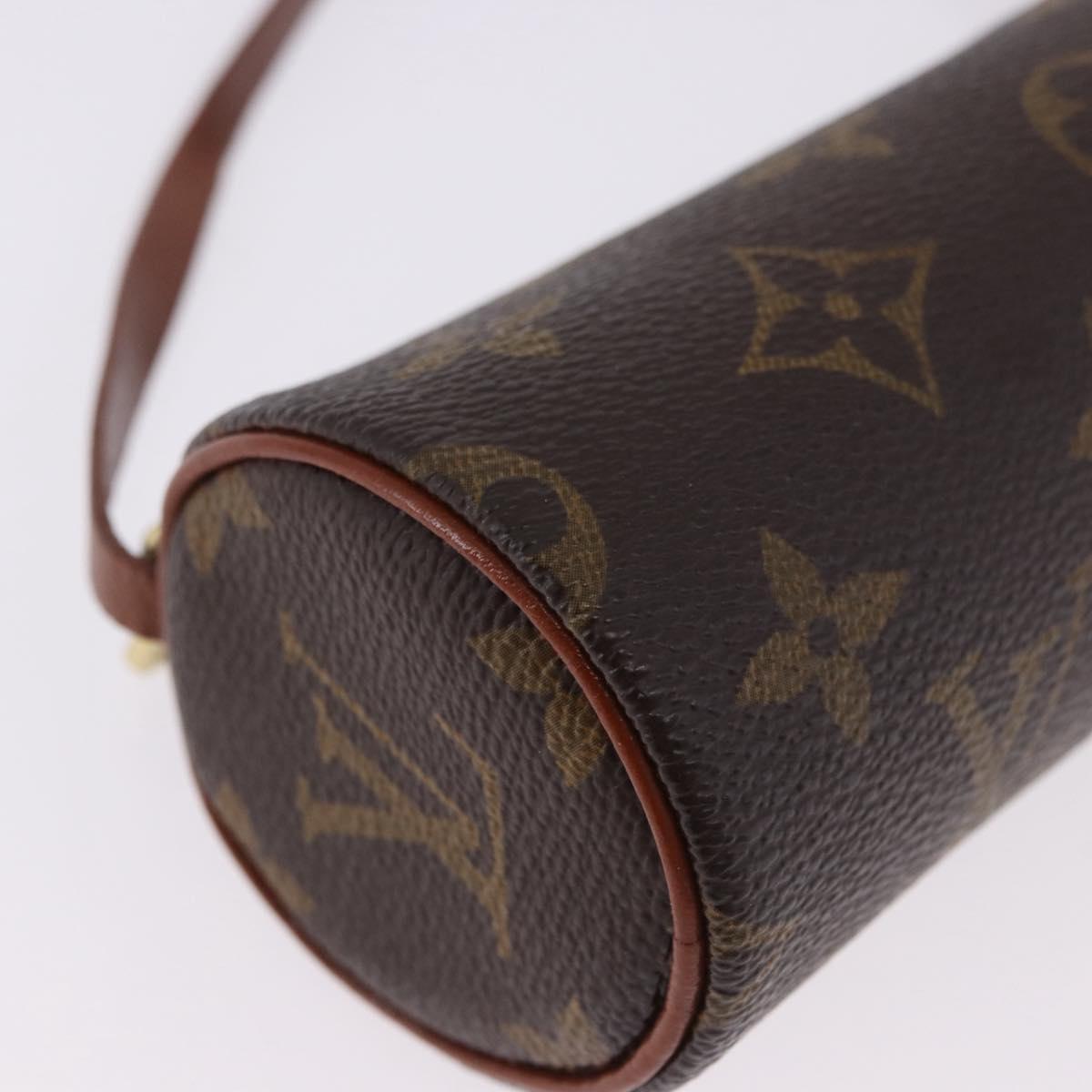 LOUIS VUITTON Monogram Papillon Pouch LV Auth BA14481