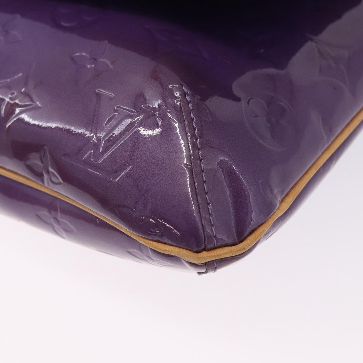 LOUIS VUITTON Monogram Vernis Thompson Street Purple Viole M91095 Auth BA14487