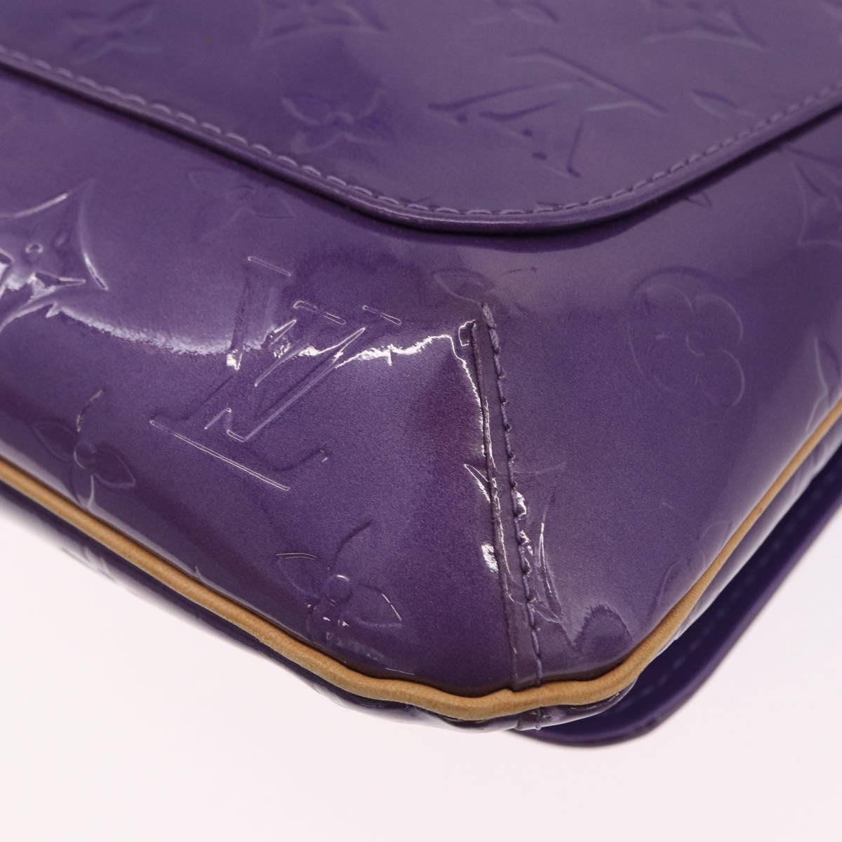 LOUIS VUITTON Monogram Vernis Thompson Street Purple Viole M91095 Auth BA14487