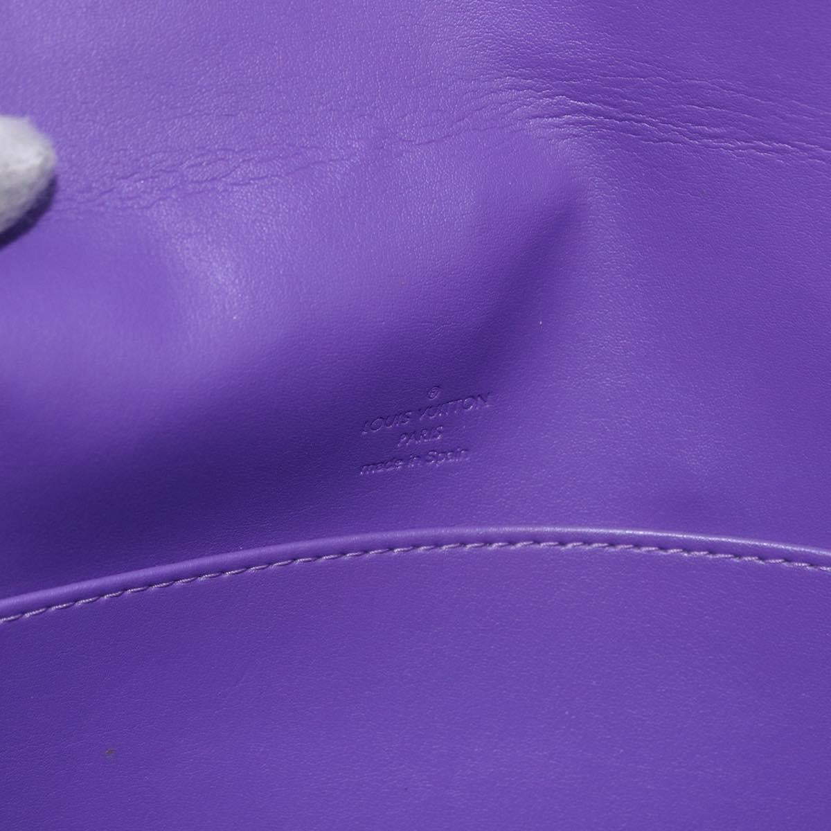 LOUIS VUITTON Monogram Vernis Thompson Street Purple Viole M91095 Auth BA14487