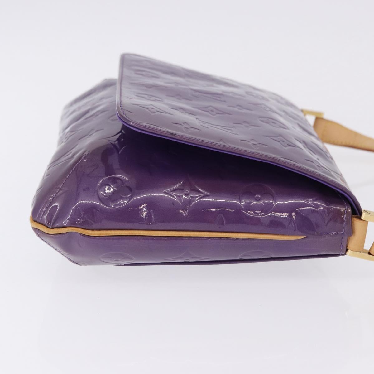 LOUIS VUITTON Monogram Vernis Thompson Street Purple Viole M91095 Auth BA14487