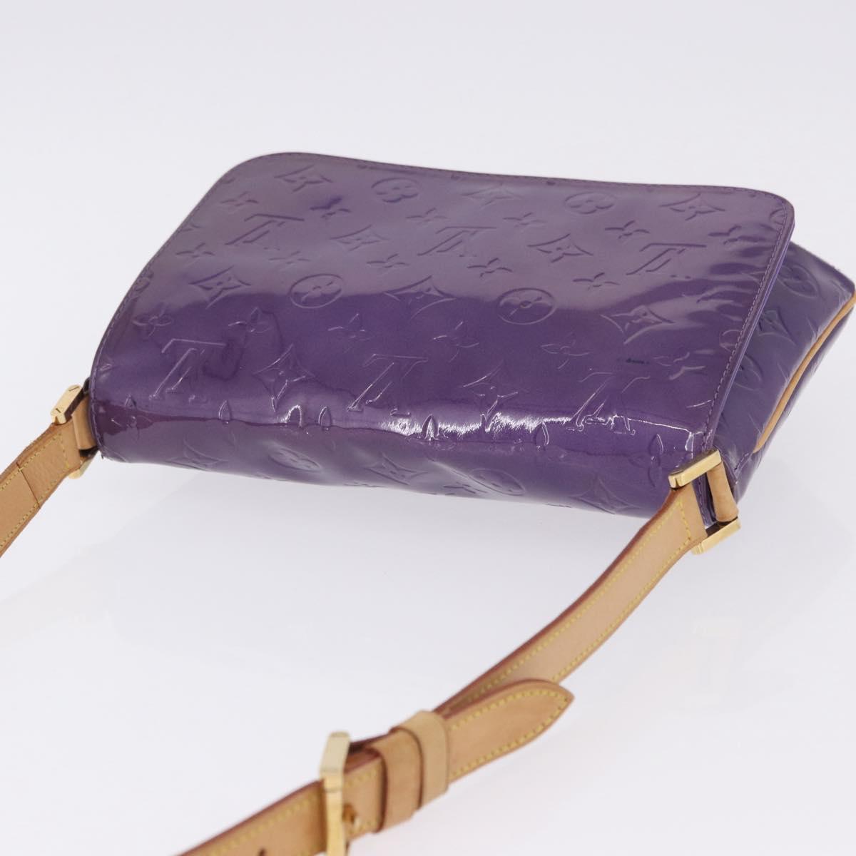 LOUIS VUITTON Monogram Vernis Thompson Street Purple Viole M91095 Auth BA14487