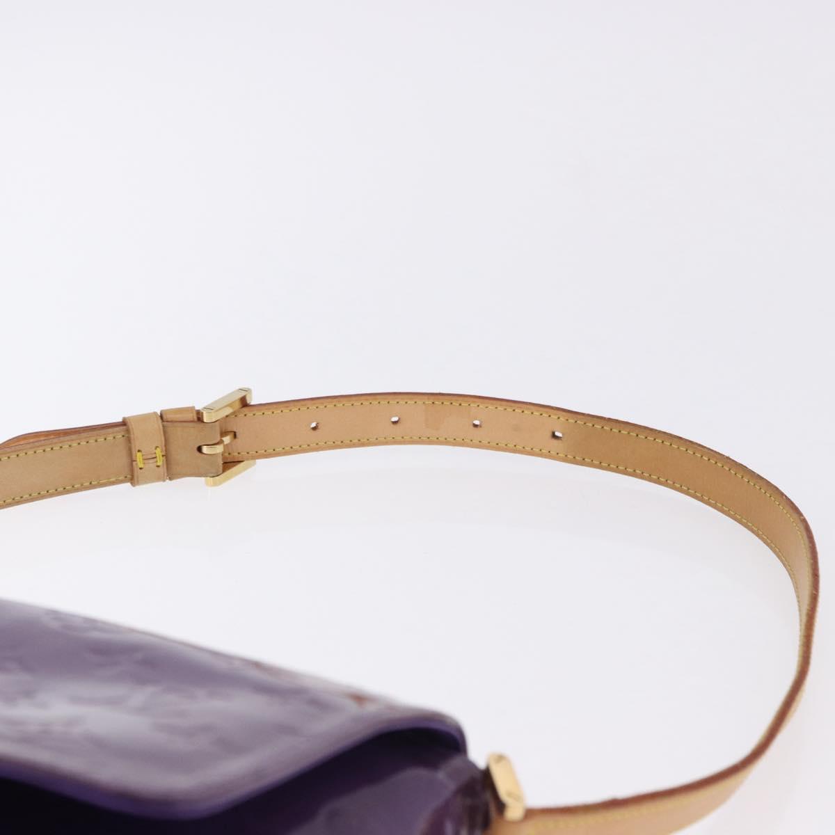 LOUIS VUITTON Monogram Vernis Thompson Street Purple Viole M91095 Auth BA14487