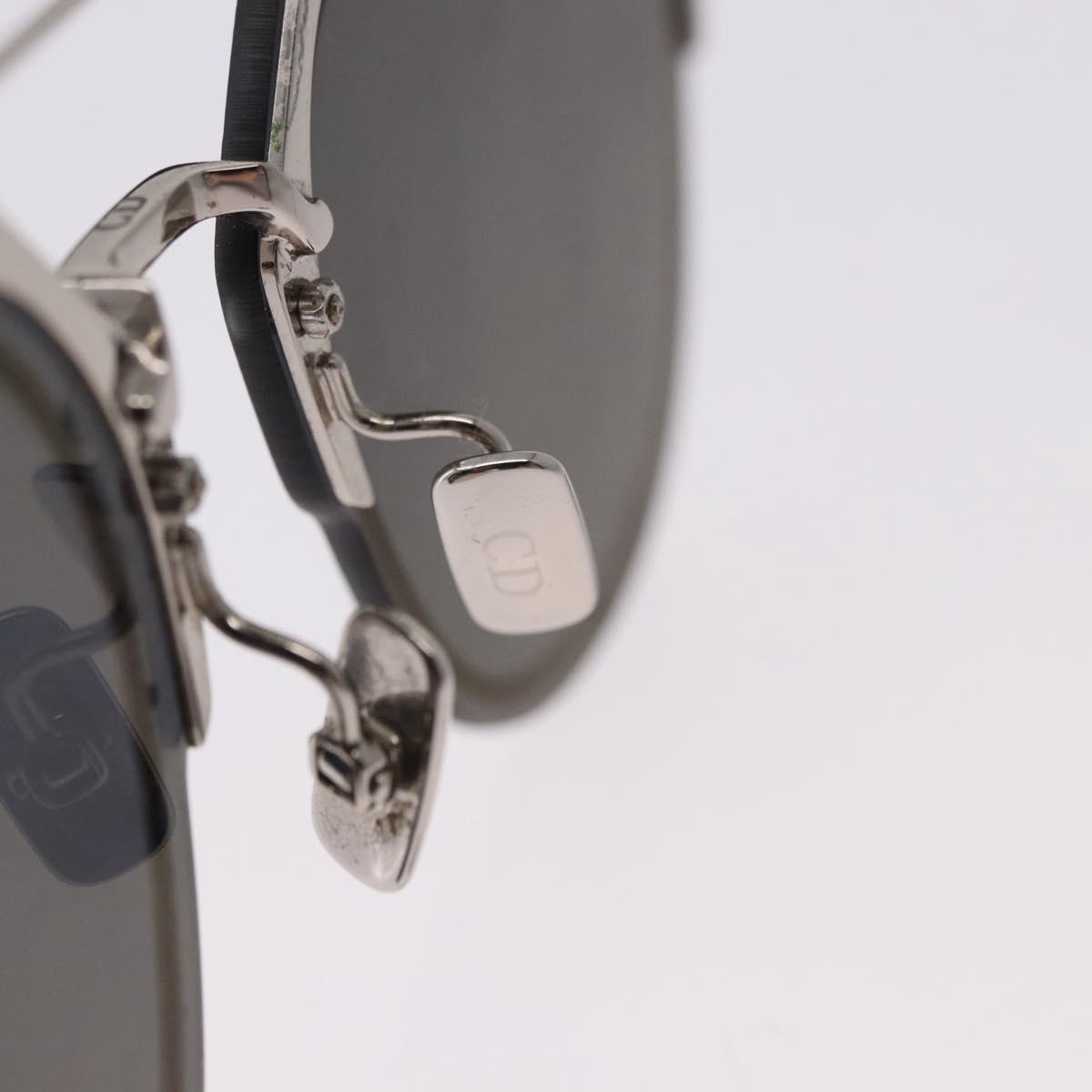 Christian Dior DIOR HOMME Sunglasses metal Silver Auth BA14496