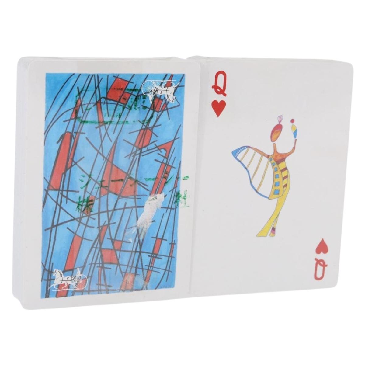 CELINE Playing Cards Paper Multicolor Auth BA14497