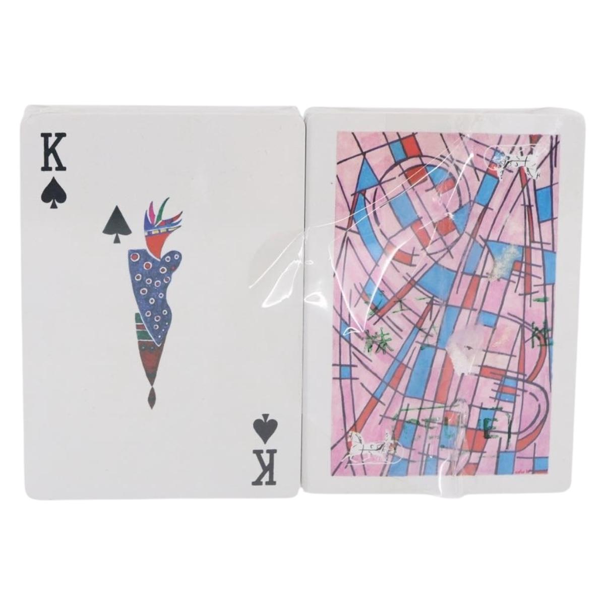CELINE Playing Cards Paper Multicolor Auth BA14497