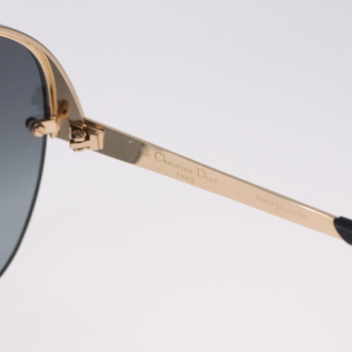 Christian Dior Sunglasses metal Light Blue Black Auth BA14499A