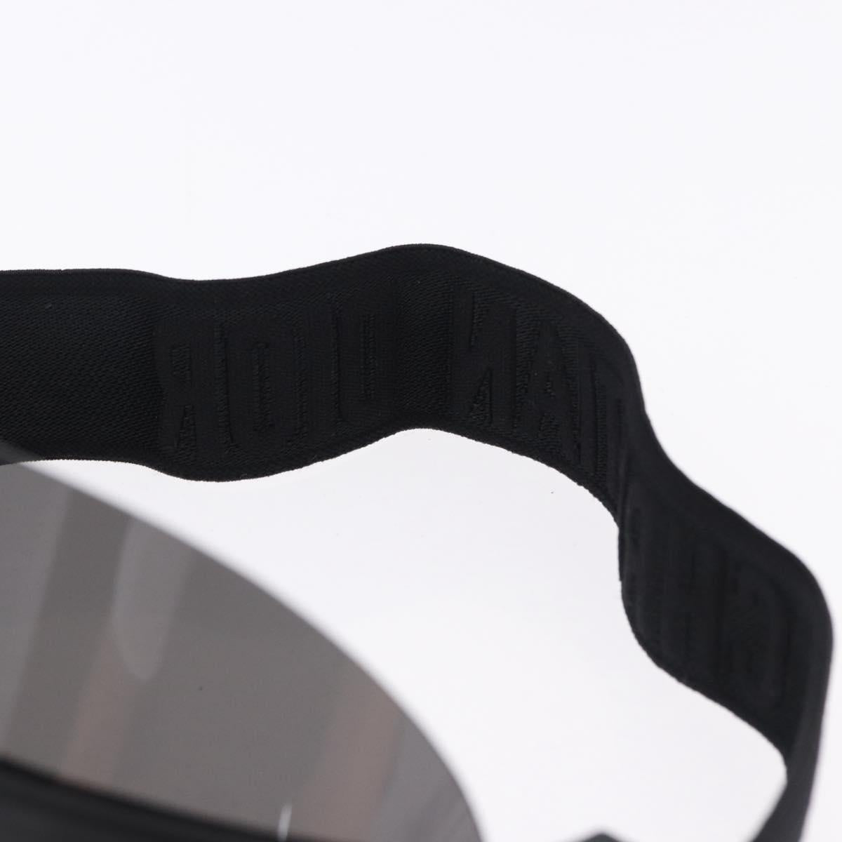 Christian Dior Sun Visor plastic Black Auth BA14500M