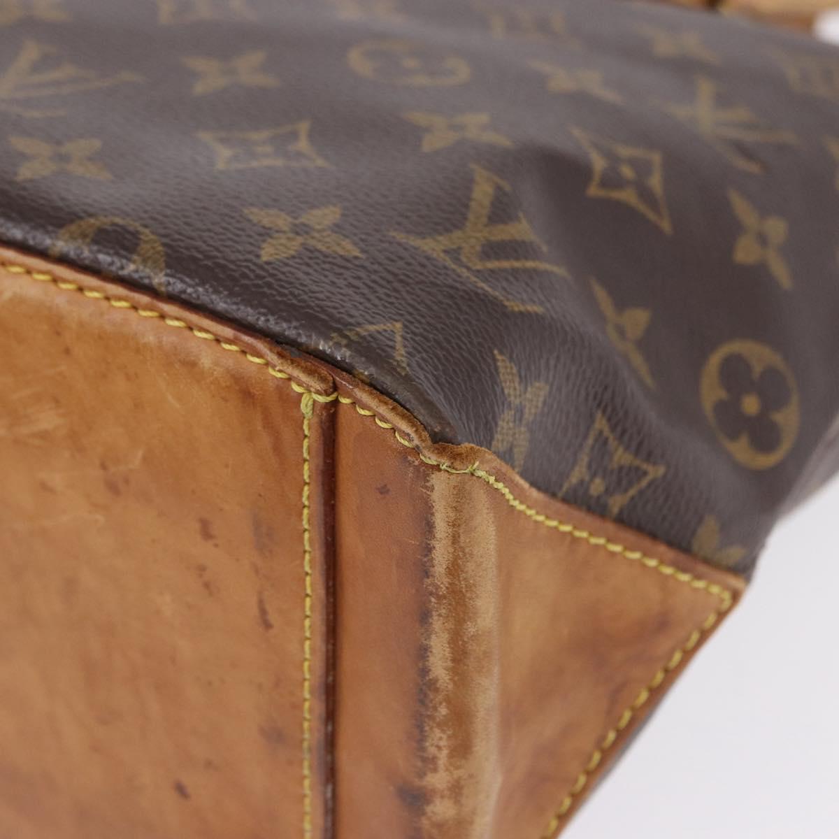LOUIS VUITTON Monogram Cabas Piano Tote Bag M51148 LV Auth BA14505