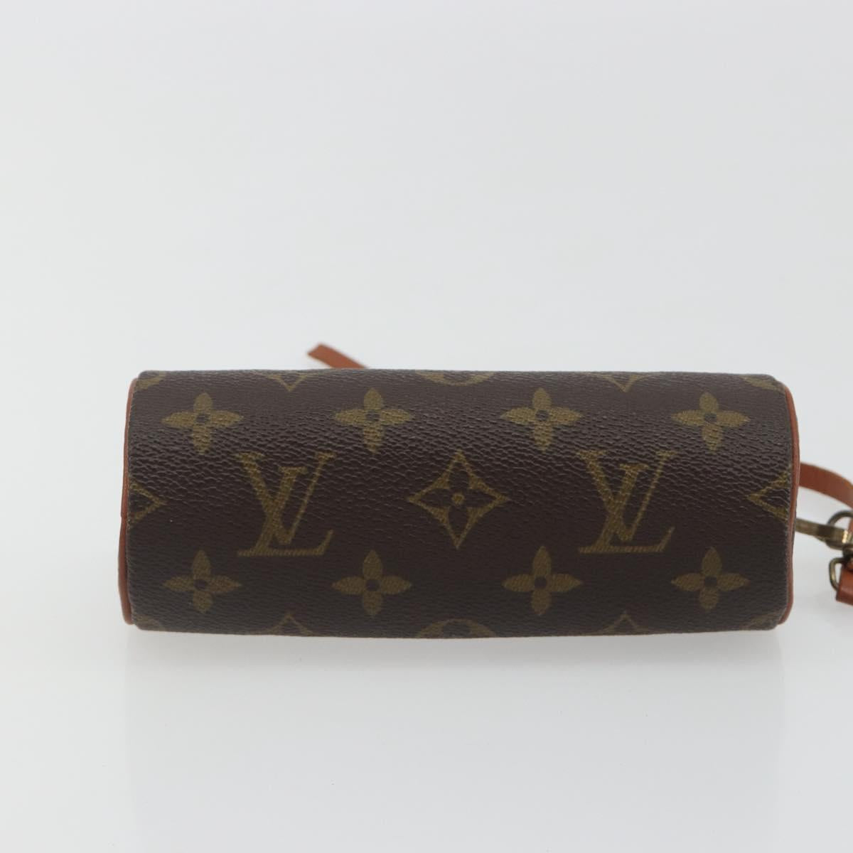 LOUIS VUITTON Monogram Papillon Pouch LV Auth BA14518