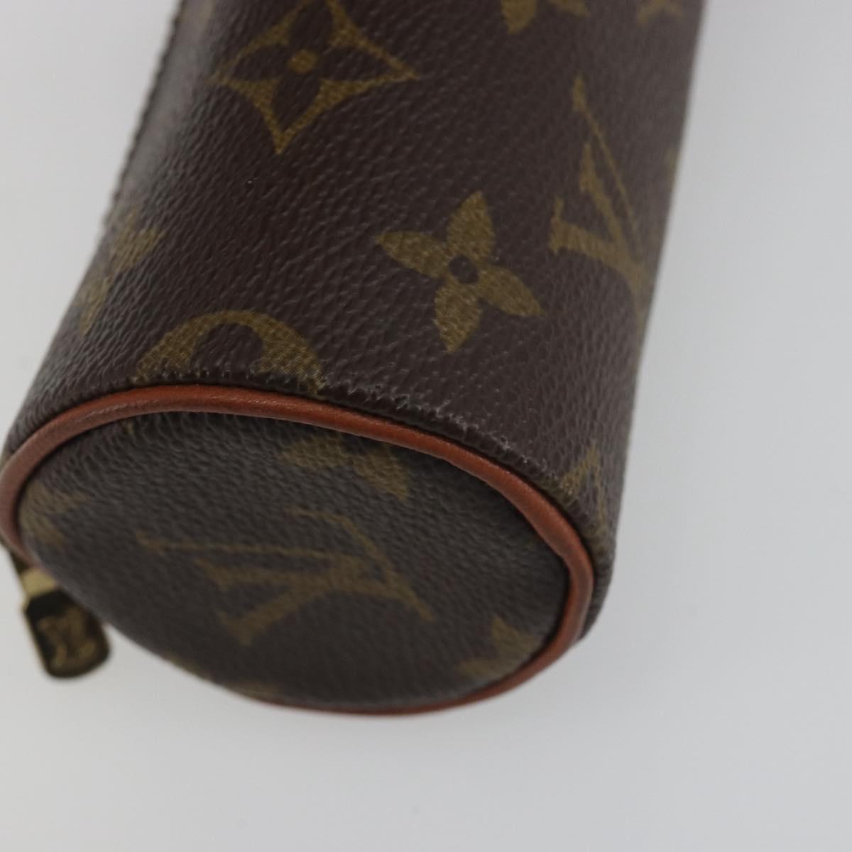 LOUIS VUITTON Monogram Papillon Pouch LV Auth BA14518