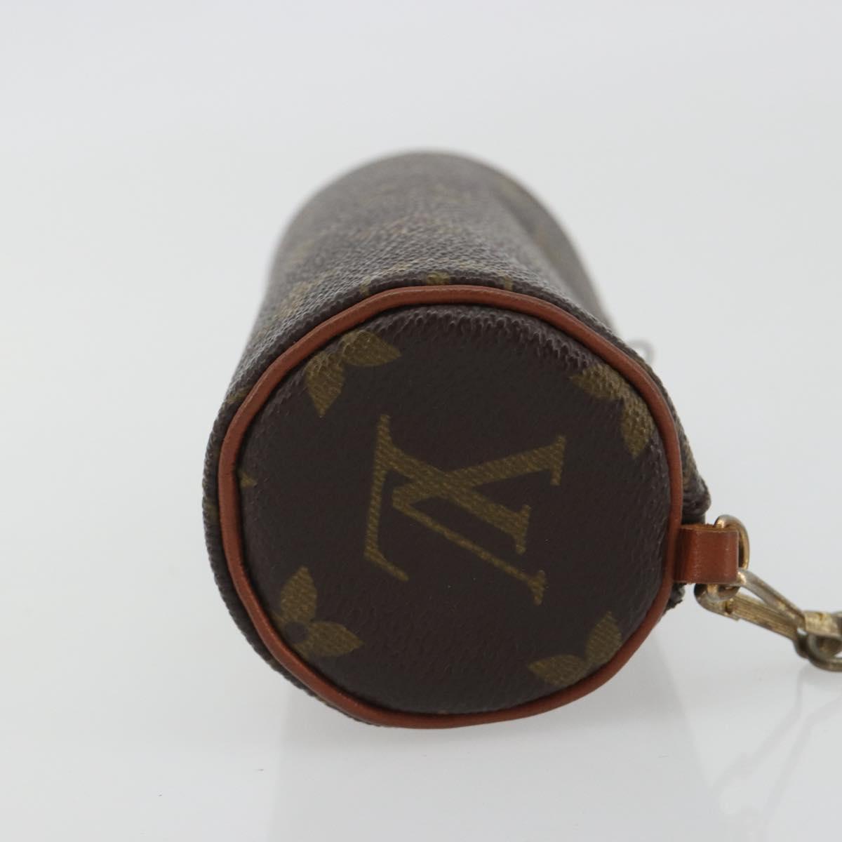 LOUIS VUITTON Monogram Papillon Pouch LV Auth BA14518