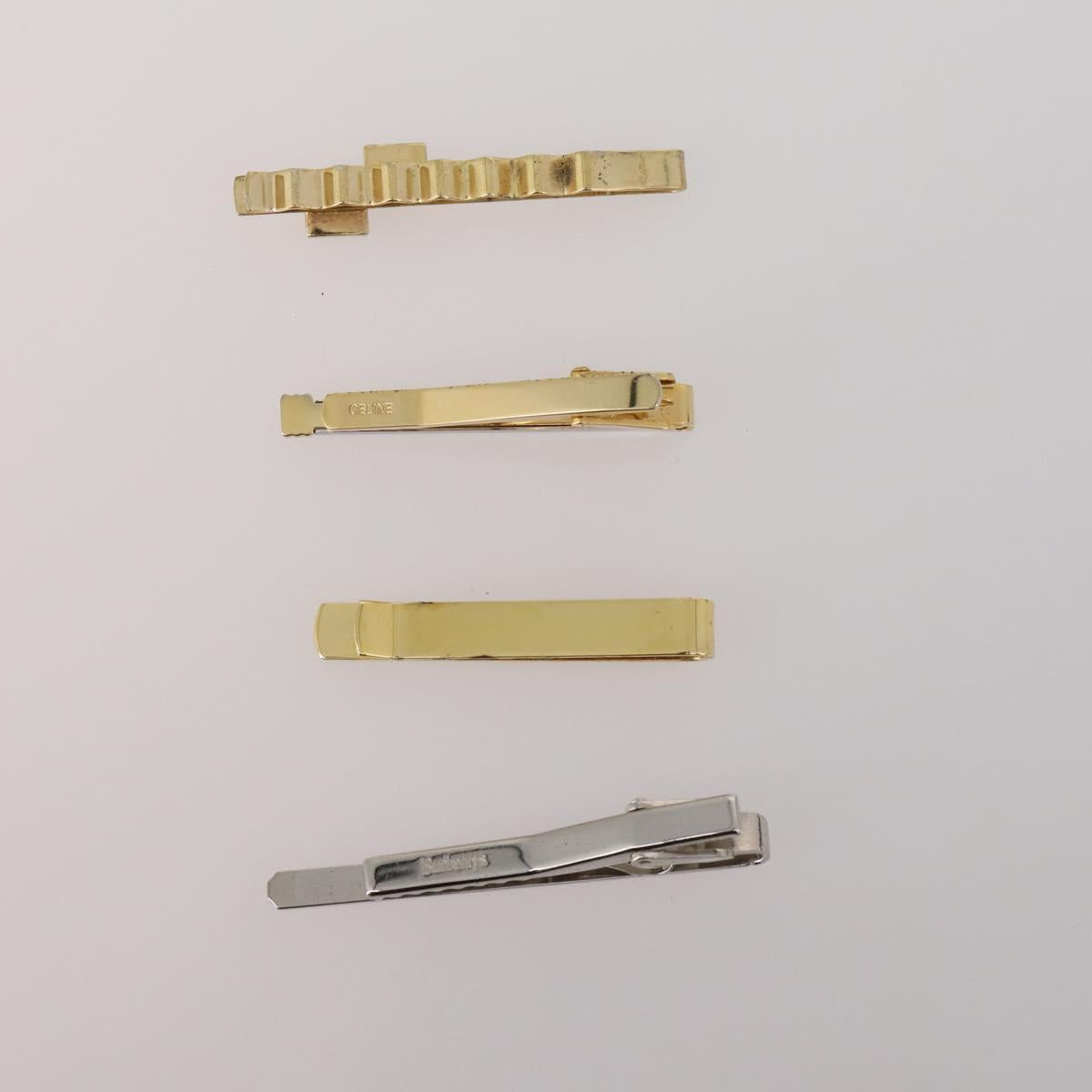 Burberrys Christian Dior Celine Saint Laurent Cuffs 10 Set Gold Auth BA14532