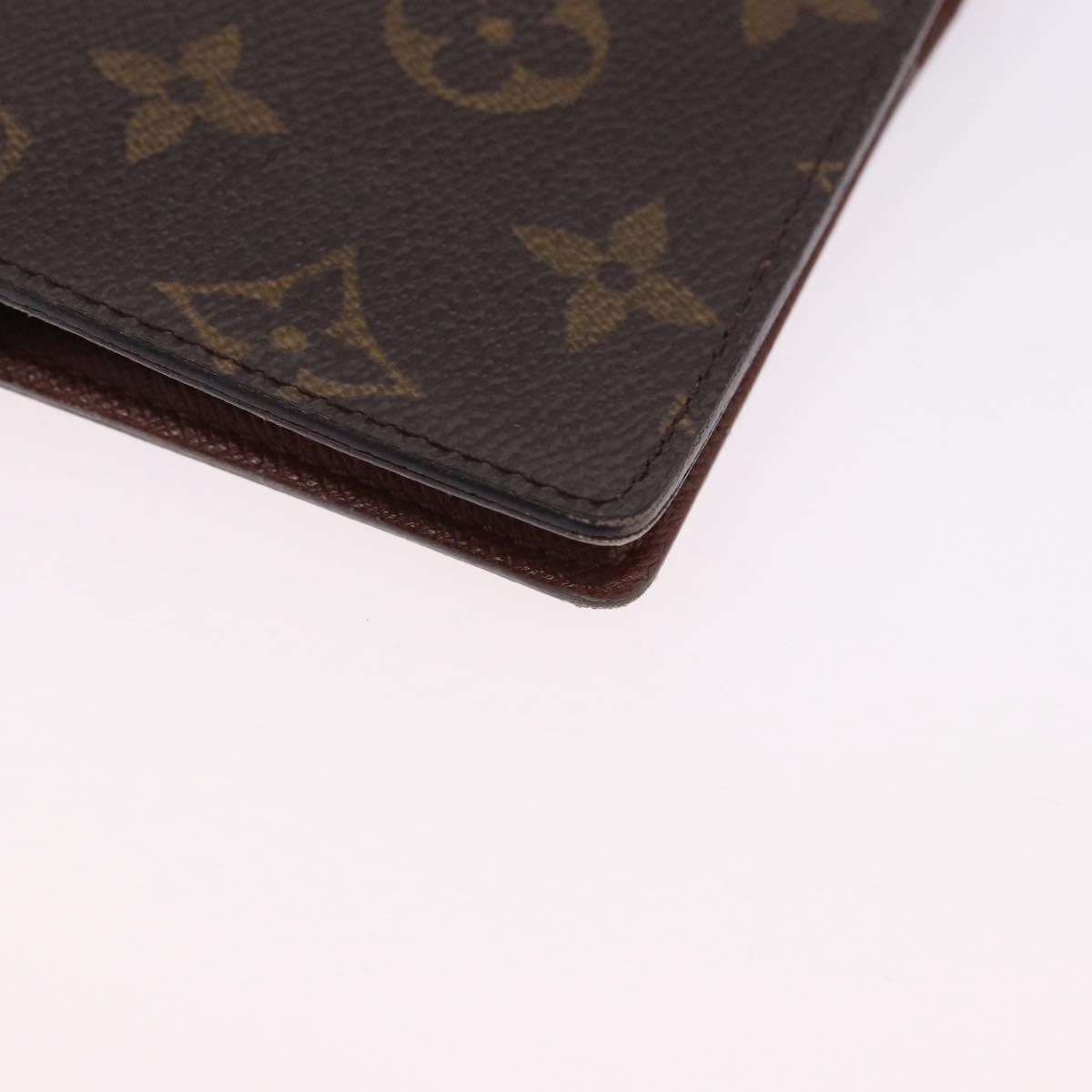 LOUIS VUITTON Monogram Agenda PM Day Planner Cover R20005 LV Auth BA14533