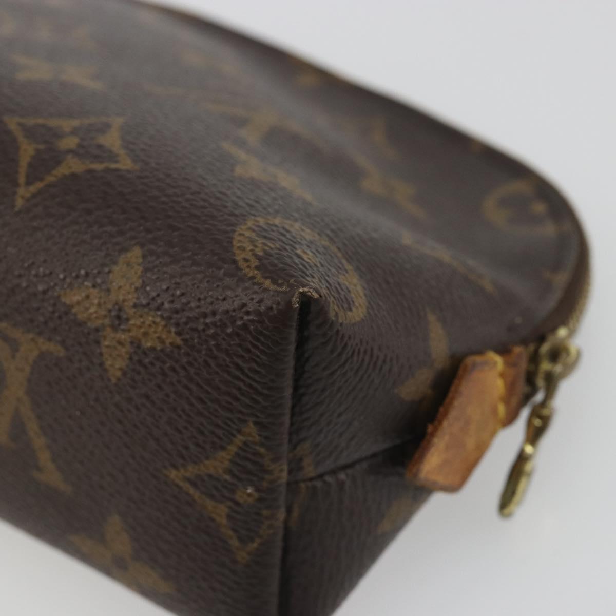 LOUIS VUITTON Monogram Pochette Cosmetic PM Pouch M43998 LV Auth BA14535