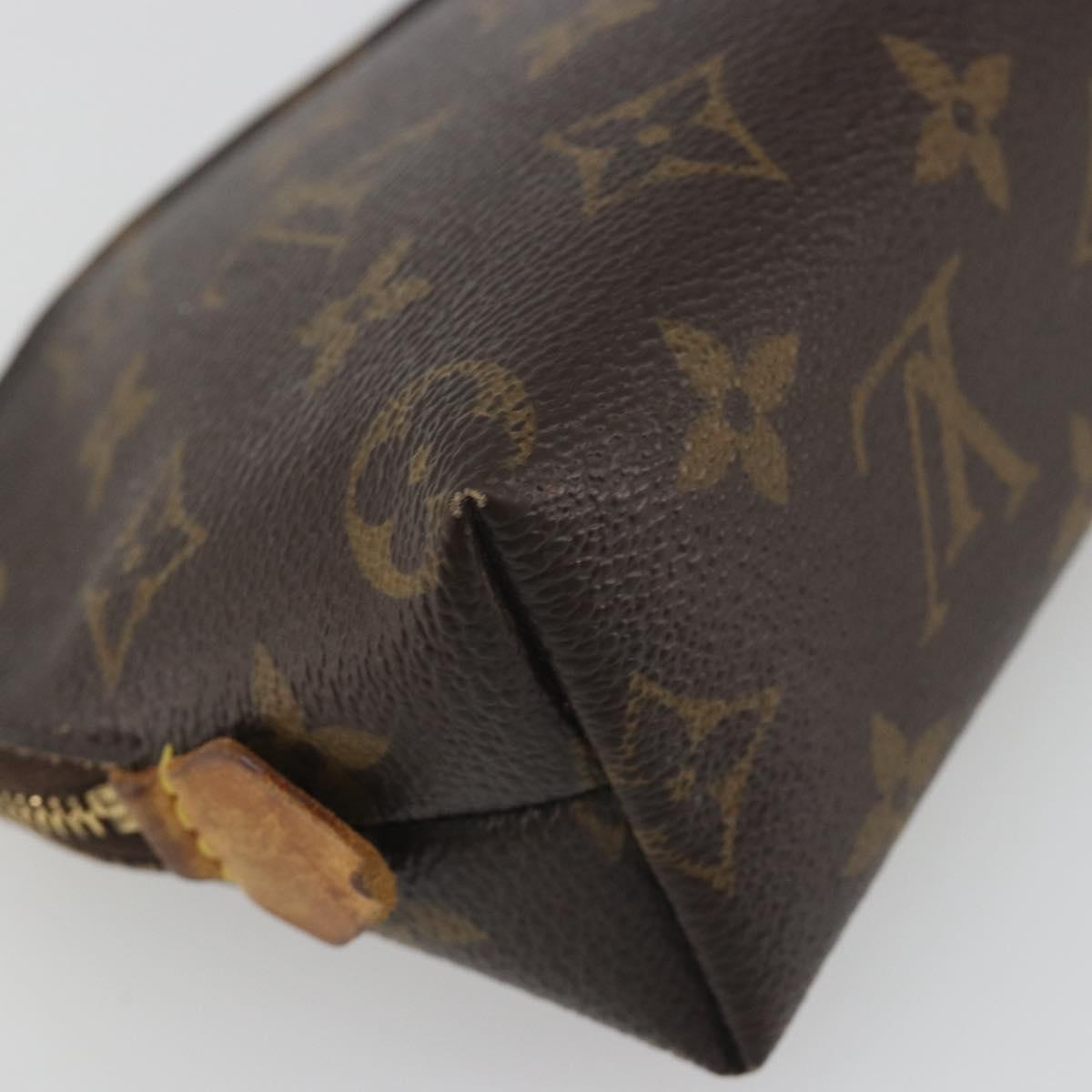 LOUIS VUITTON Monogram Pochette Cosmetic PM Pouch M43998 LV Auth BA14535