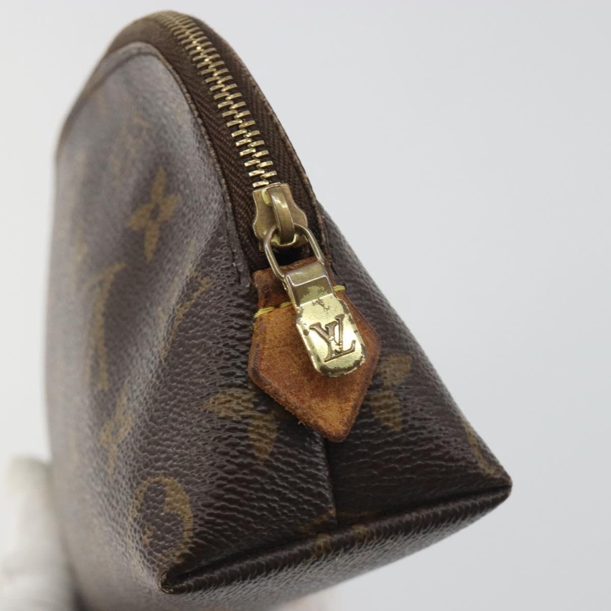 LOUIS VUITTON Monogram Pochette Cosmetic PM Pouch M43998 LV Auth BA14535