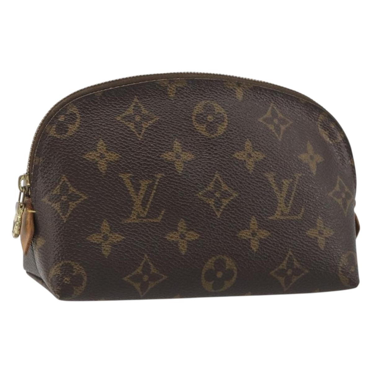 LOUIS VUITTON Monogram Pochette Cosmetic PM Pouch M43998 LV Auth BA14535