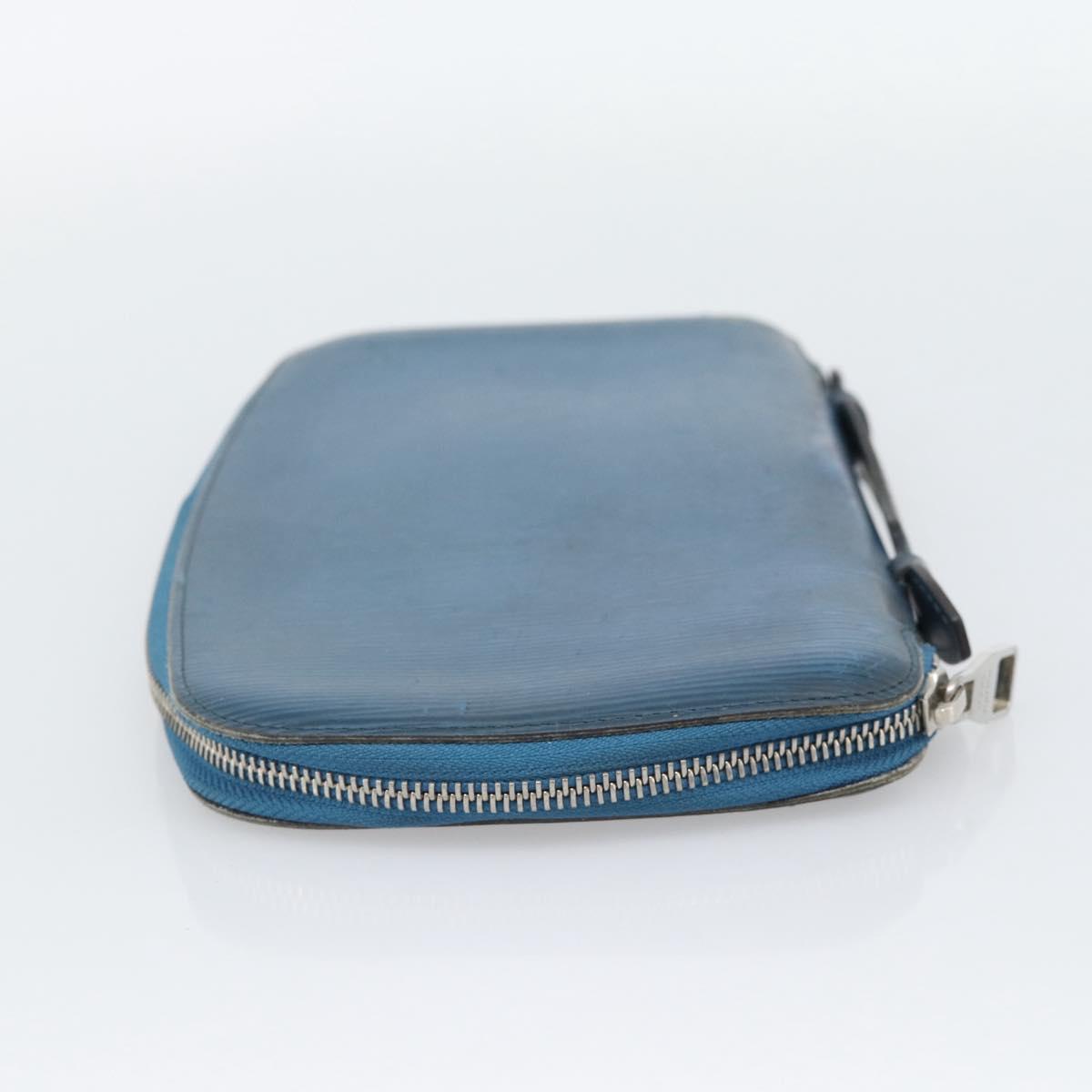 LOUIS VUITTON Epi Organizer Atholl Clutch Bag Blue M60731 LV Auth BA14536