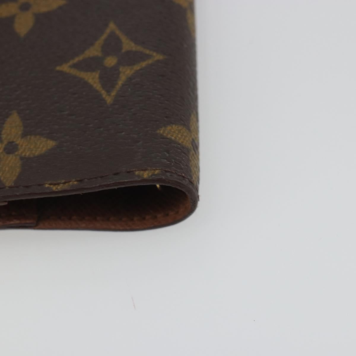 LOUIS VUITTON Monogram Agenda PM Day Planner Cover R20005 LV Auth BA14537