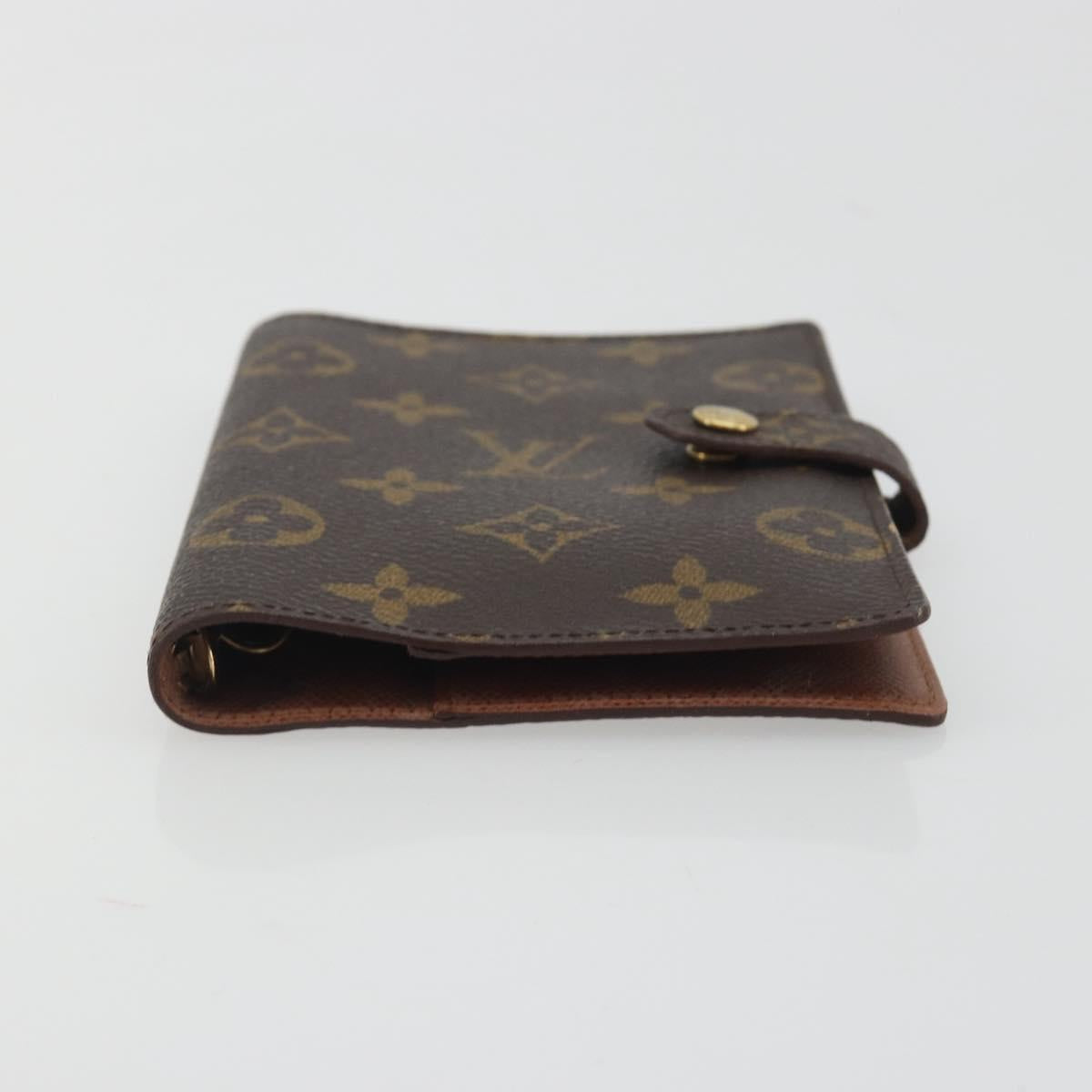 LOUIS VUITTON Monogram Agenda PM Day Planner Cover R20005 LV Auth BA14537