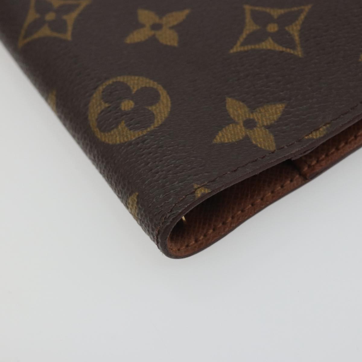 LOUIS VUITTON Monogram Agenda PM Day Planner Cover R20005 LV Auth BA14537